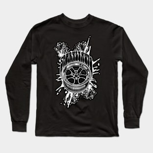 Wheel Vector Artwork Long Sleeve T-Shirt